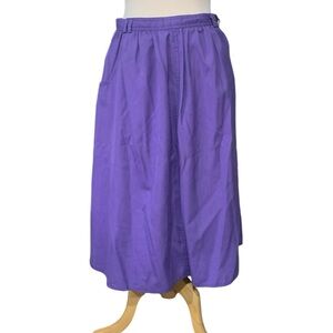 Vintage purple Sasson midi pencil skirt size 14